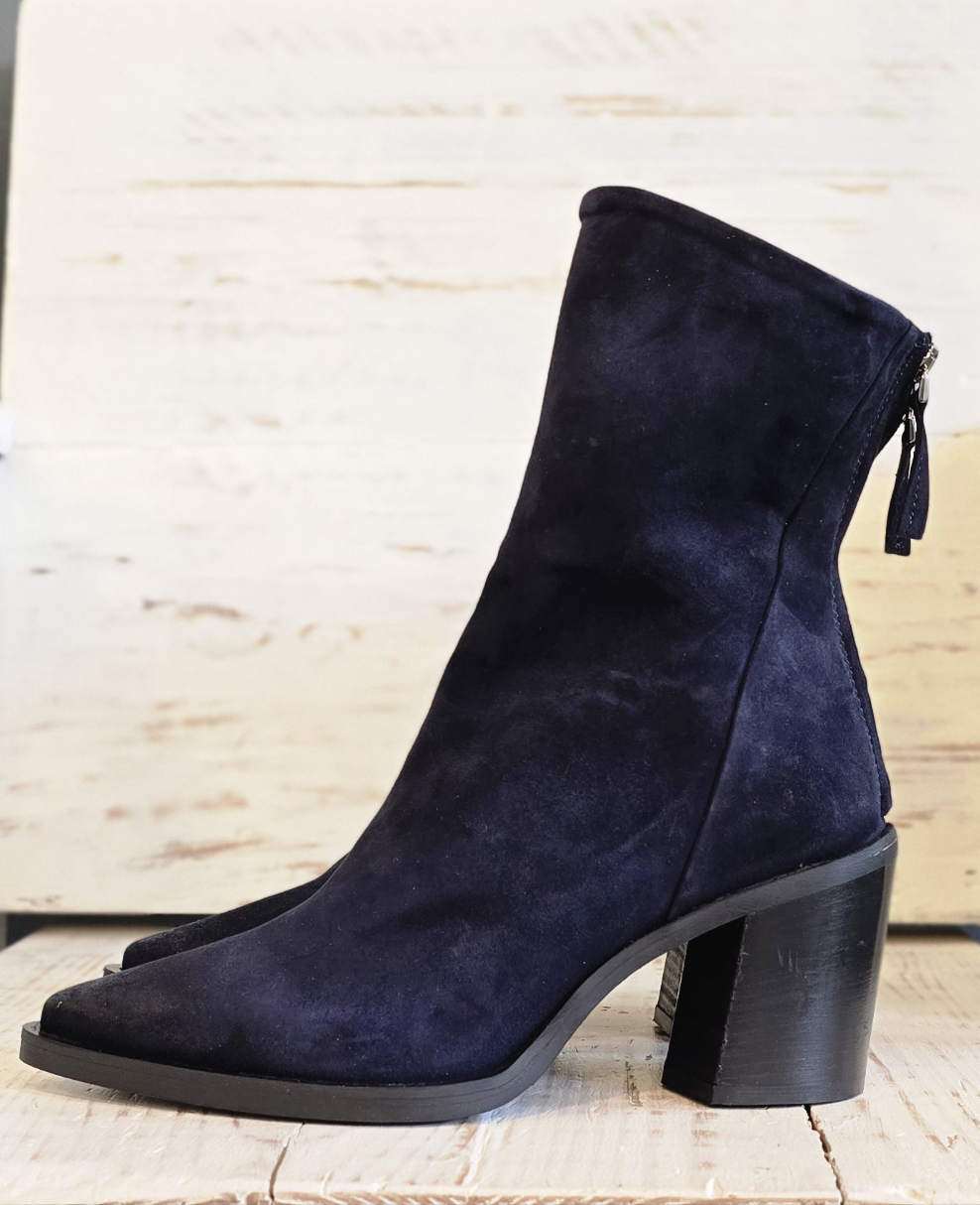 Texano zip dietro tacco alto